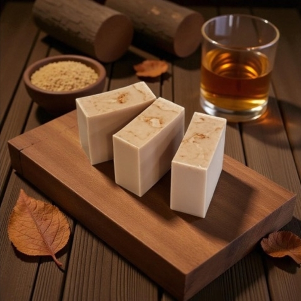 Donkey Milk Skin Nutrition Specialty Soap Sweet Tobacco Whiskey Orchid & Vine